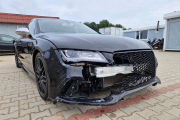 Serwisowany RS7 RS 7 S-Line Stylizacja Uszkodzony , Niski Przebieg